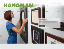 Tablet Screenshot of hangmanproducts.com